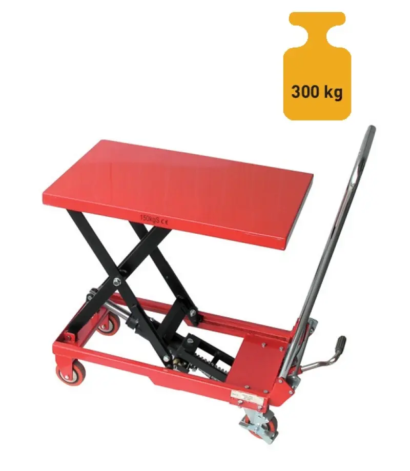 NV-NOŽNICOVÝ STOLOVÝ VOZÍK 300/900-300Kg